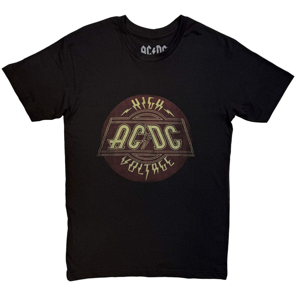 AC/DC - HIGH VOLTAGE VINTAGE - T-Shirt Black