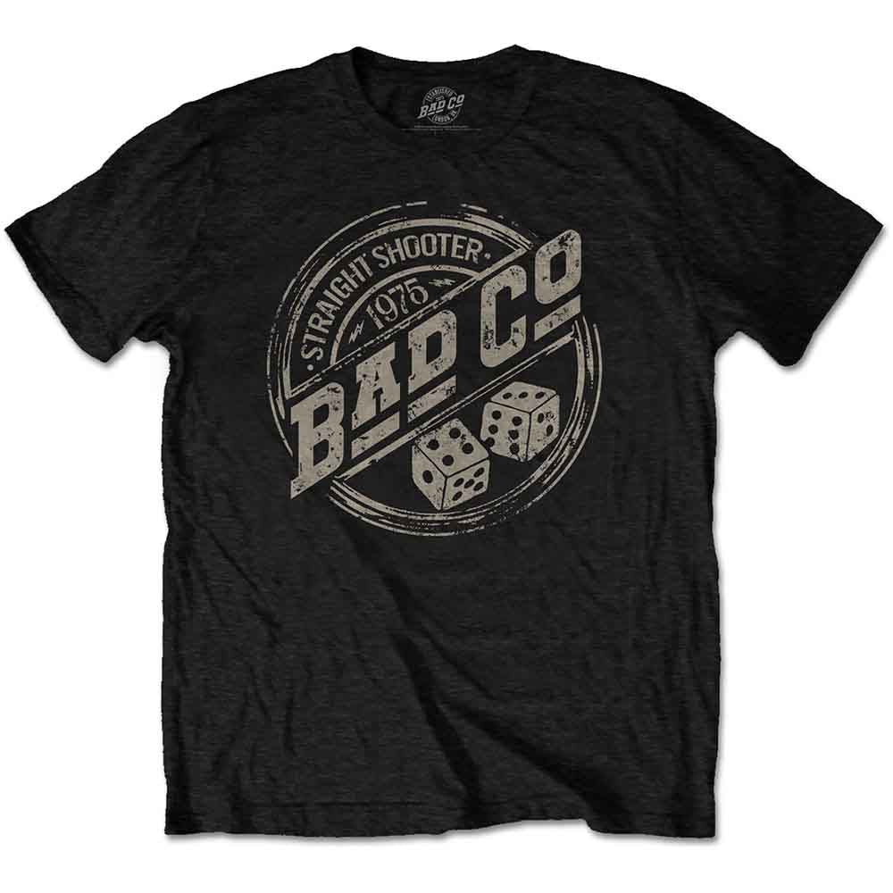 BAD COMPANY - STRAIGHT SHOOTER ROUNDEL - T-Shirt Black