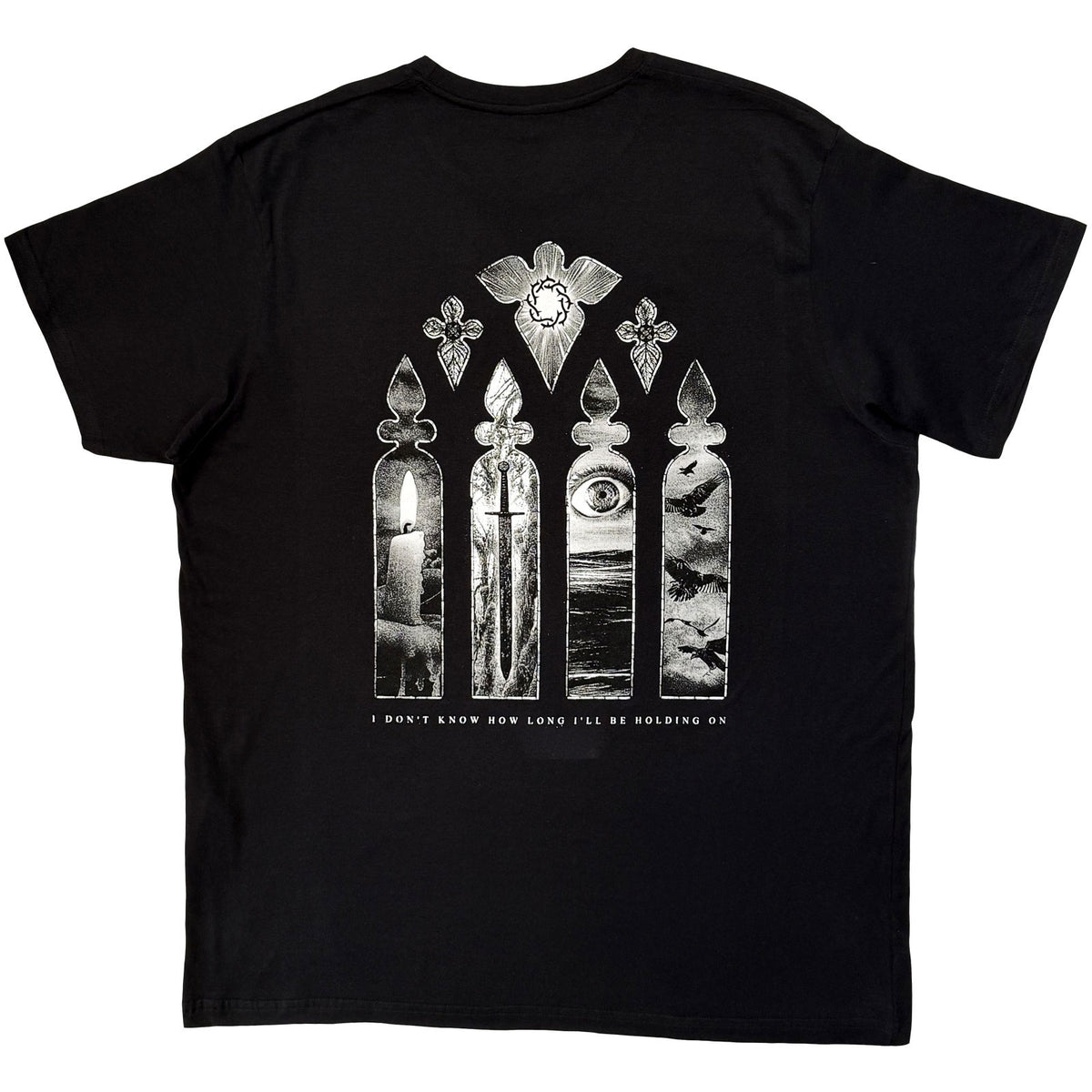 BAD OMENS - STAINED GLASS - Carbon T-Shirt Black