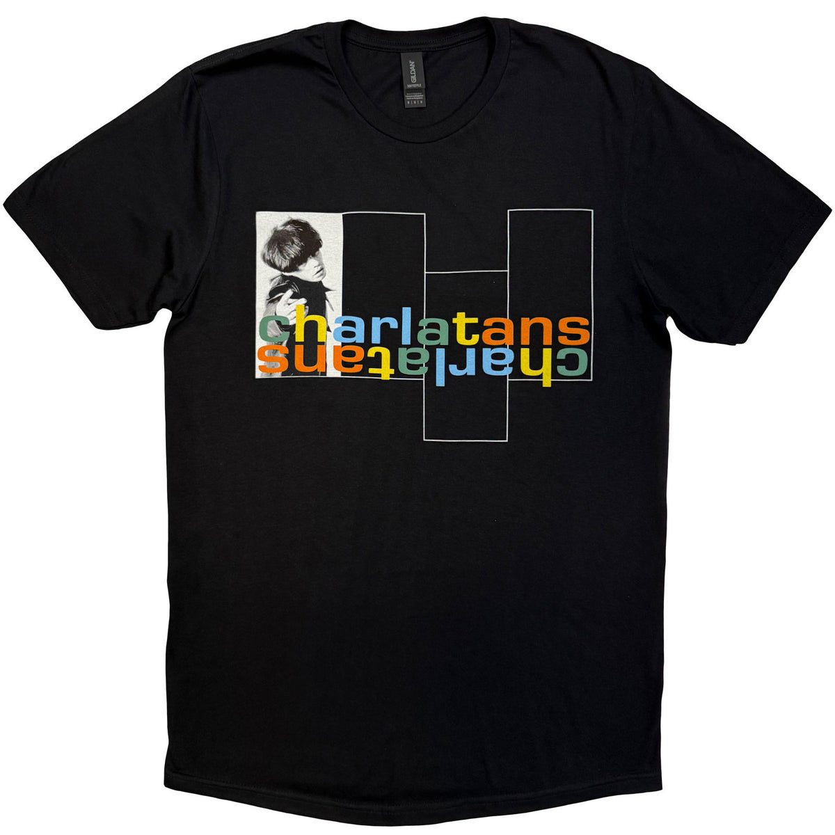 THE CHARLATANS - RECTANGLES - T-Shirt Black