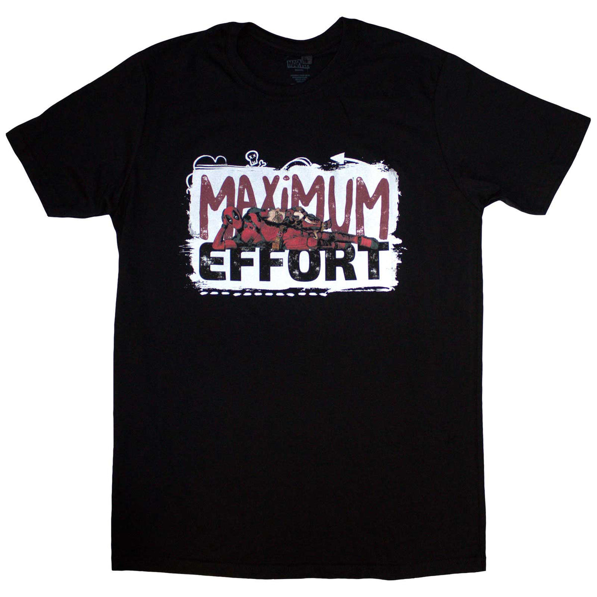 MARVEL COMICS - DEADPOOL MAXIMUM EFFORT - T-Shirt Black