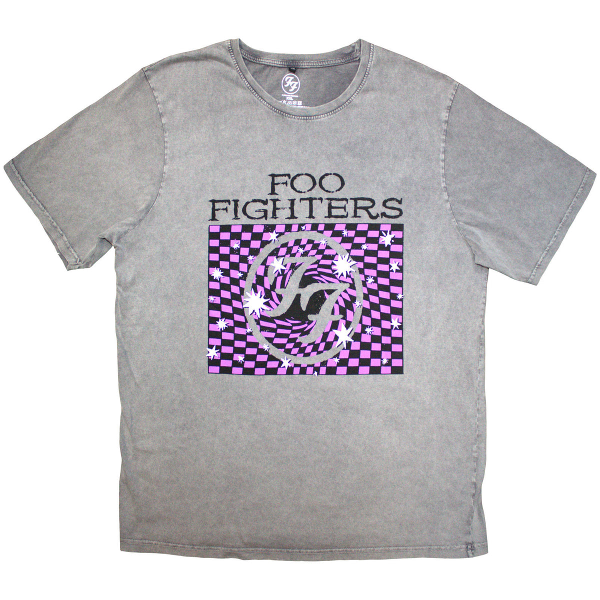 FOO FIGHTERS - FF 4 - Stone Wash T-Shirt Grey