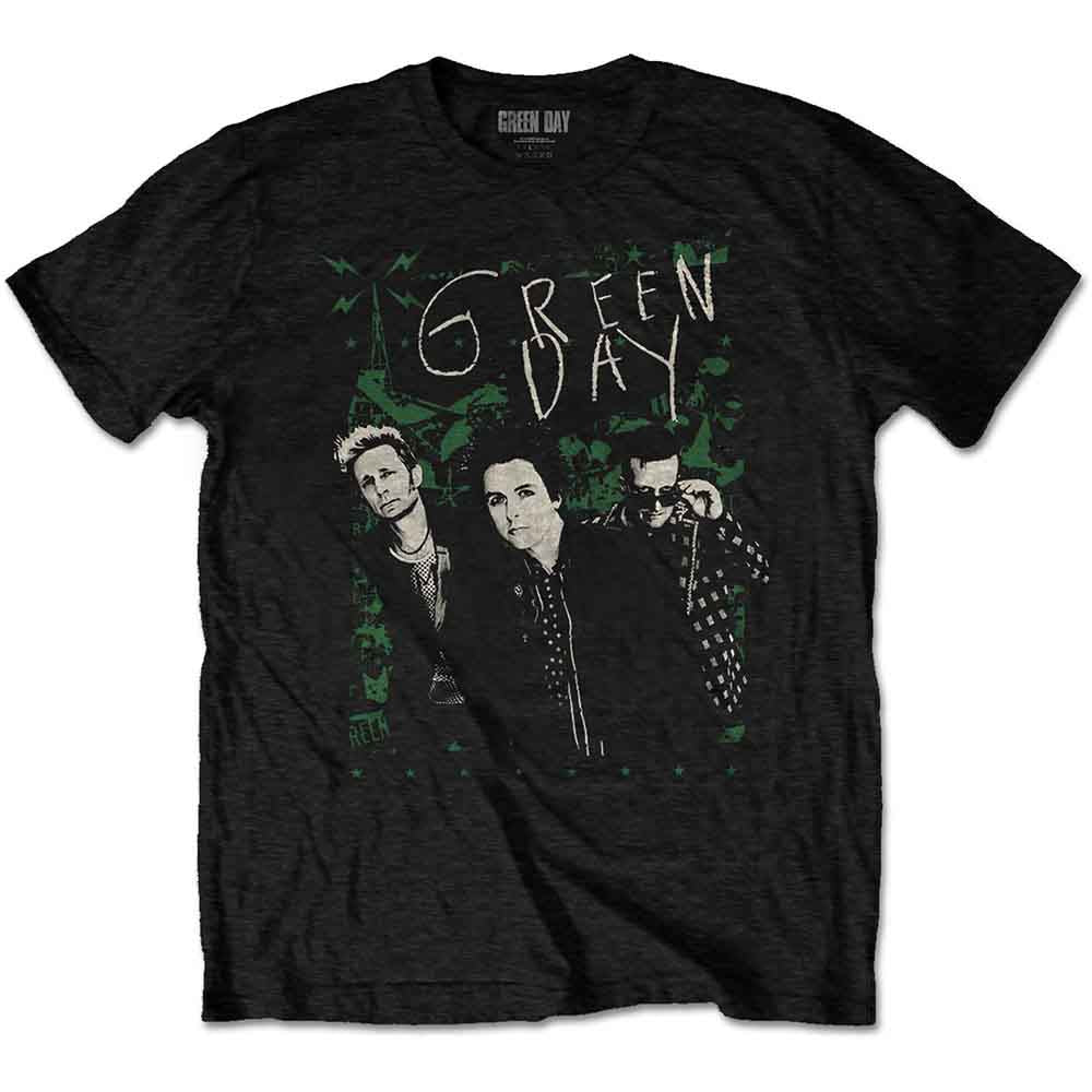 GREEN DAY - GREEN LEAN - T-Shirt Black