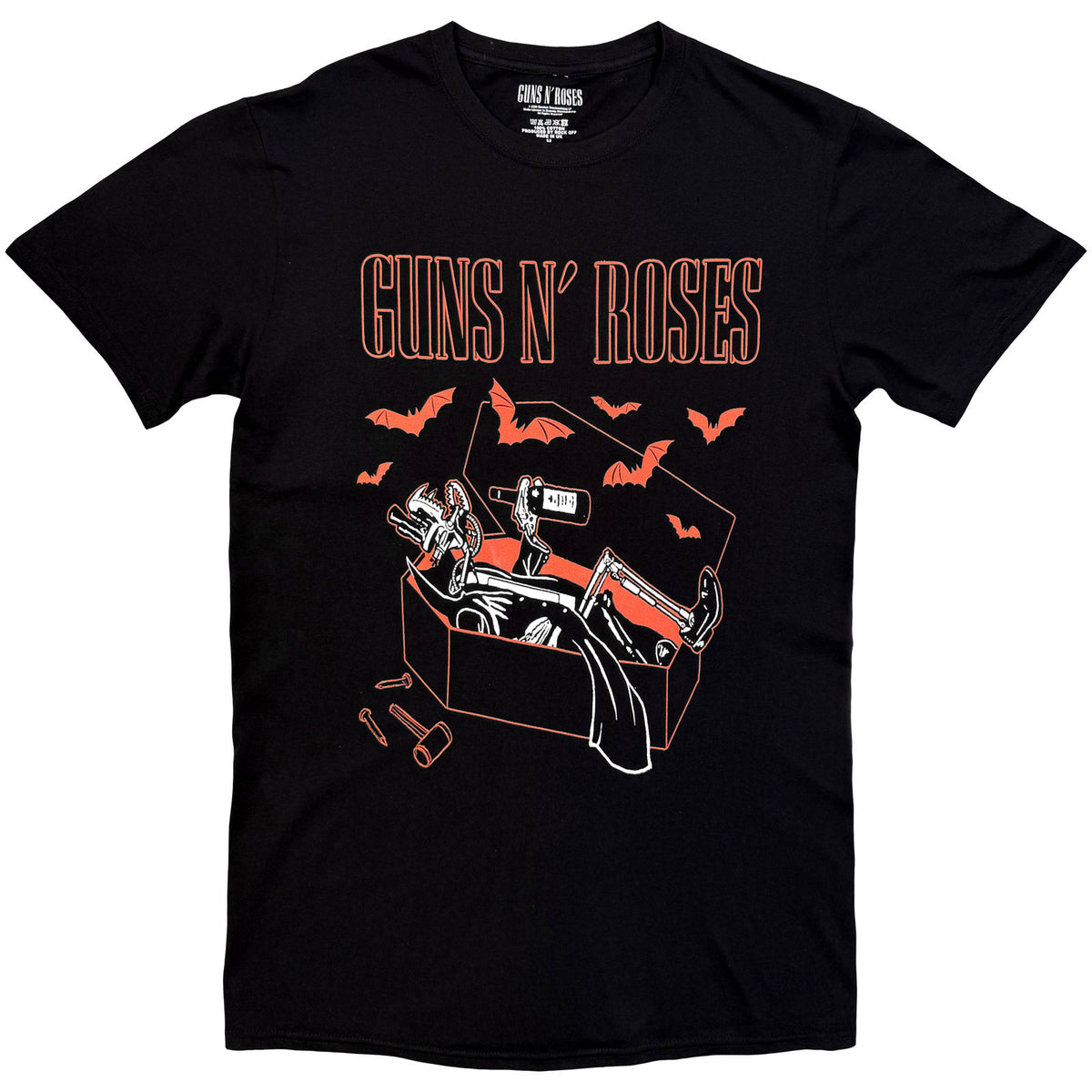 GUNS N' ROSES - COFFIN - T-Shirt Black