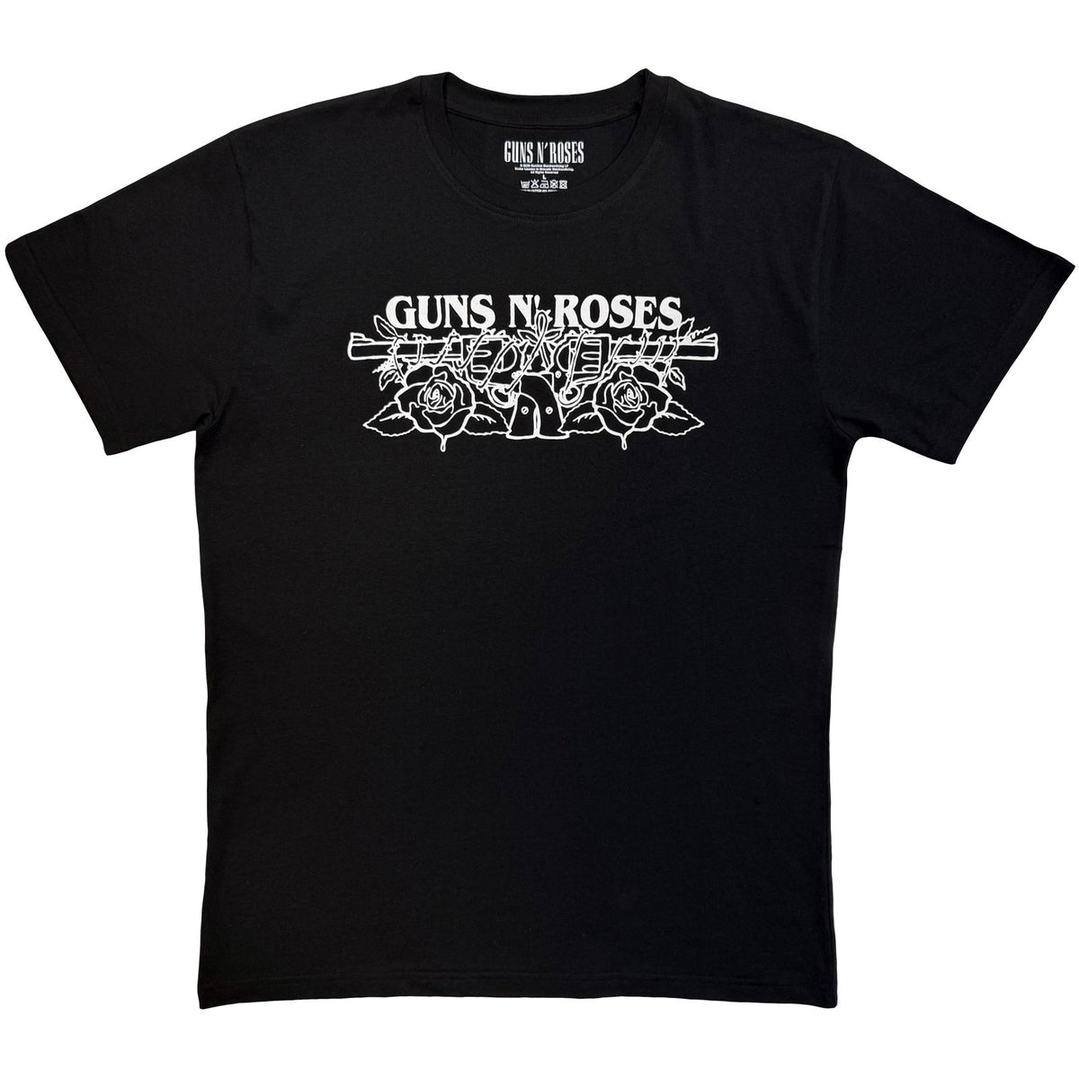 GUNS N' ROSES - LOGO MONO - T-Shirt Black