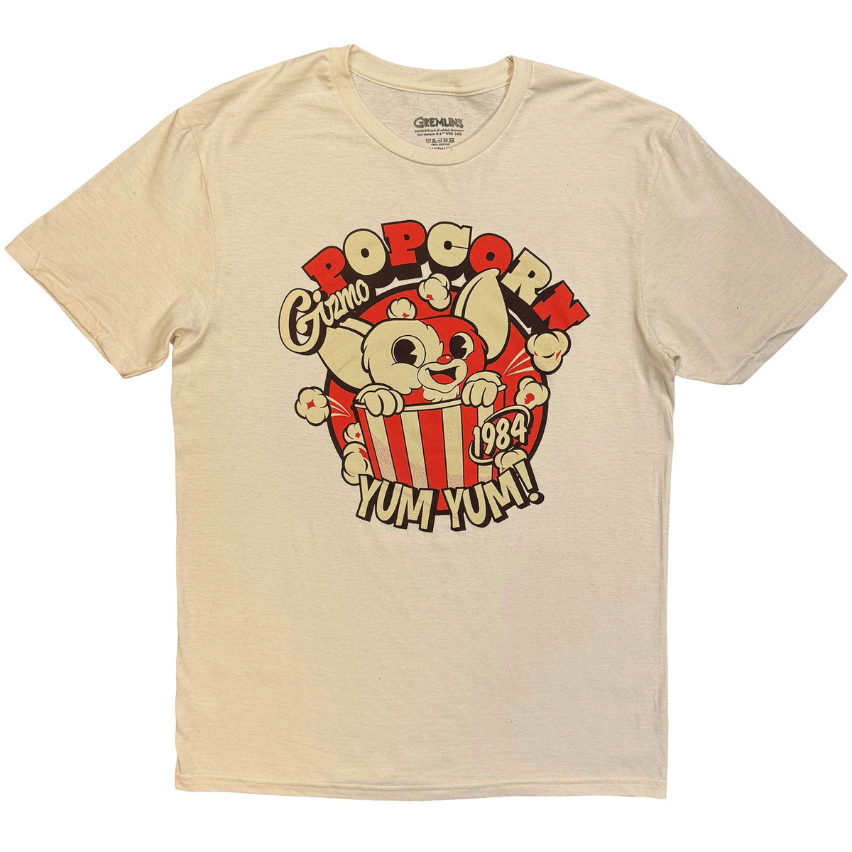 GREMLINS - GIZMO POPCORN - T-Shirt Neutral