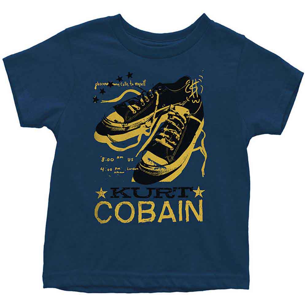KURT COBAIN - LACES - Kids Toddler T-Shirt Blue