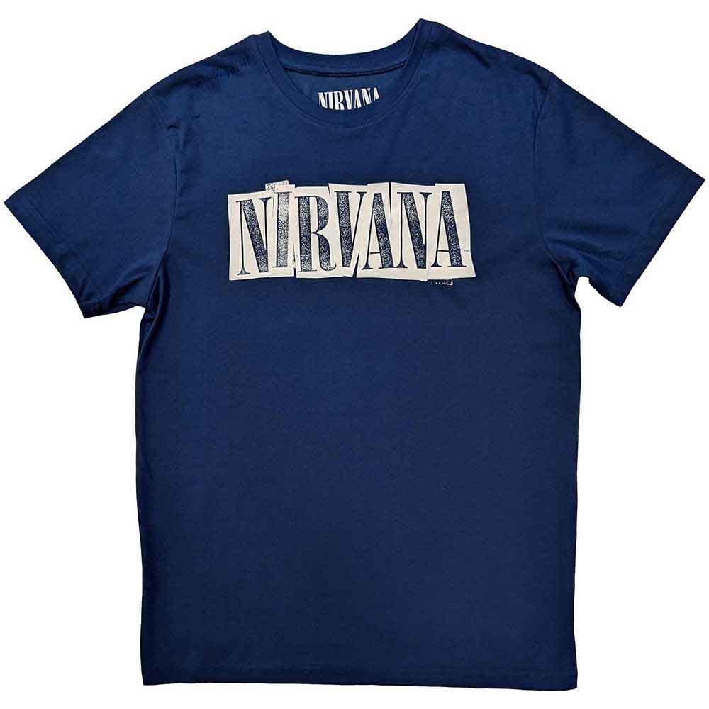 NIRVANA - BOX LOGO - T-Shirt Blue