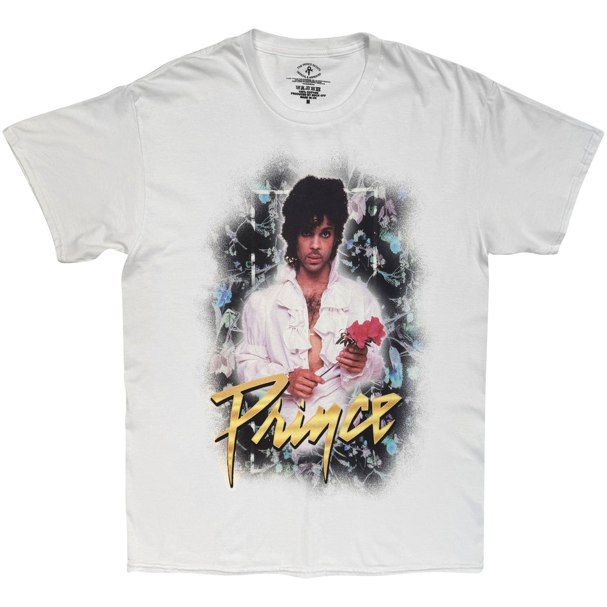 PRINCE - FLOWERS - T-Shirt White