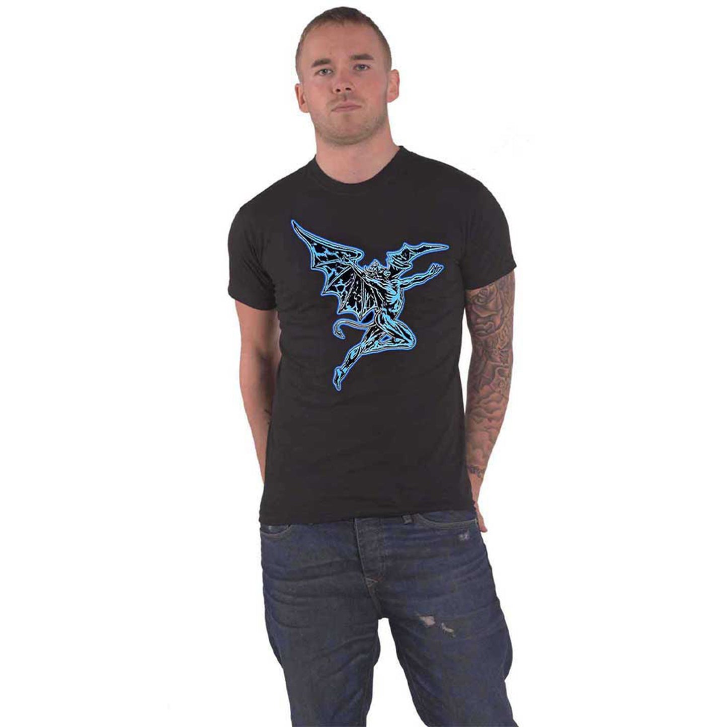 BLACK SABBATH - LIGHTNING HENRY - T-Shirt Black (Back Print)