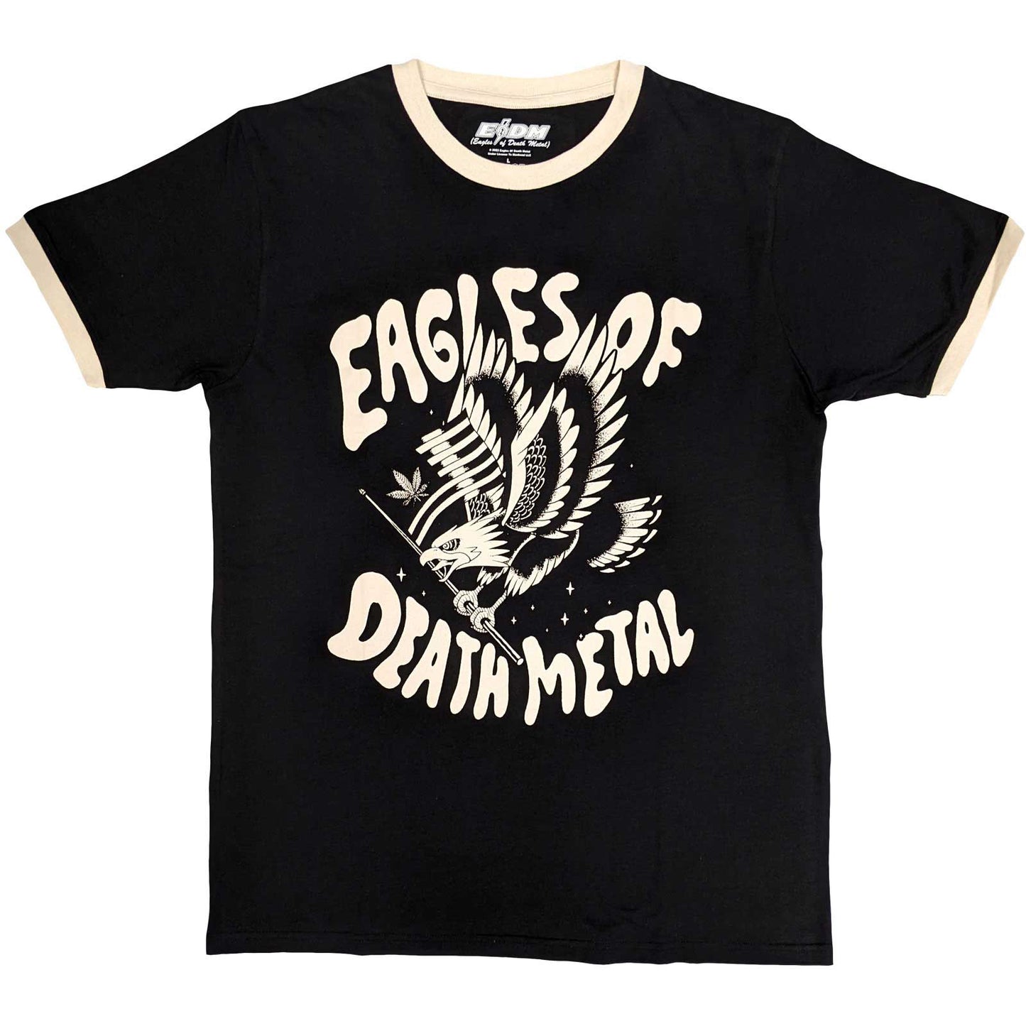 EAGLES OF DEATH METAL - EAGLE - Ringer T-Shirt Black