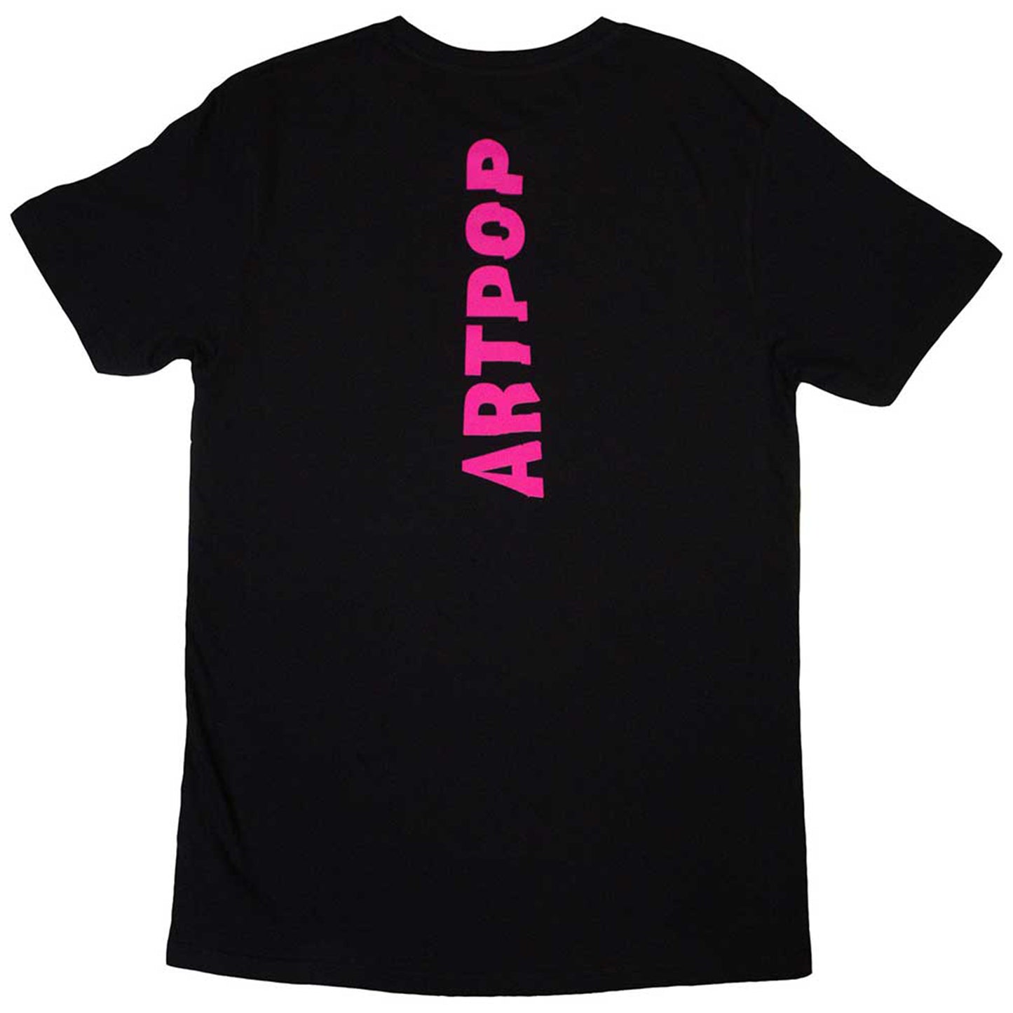 LADY GAGA - ARTPOP COVER - T-Shirt Black (Back Print)