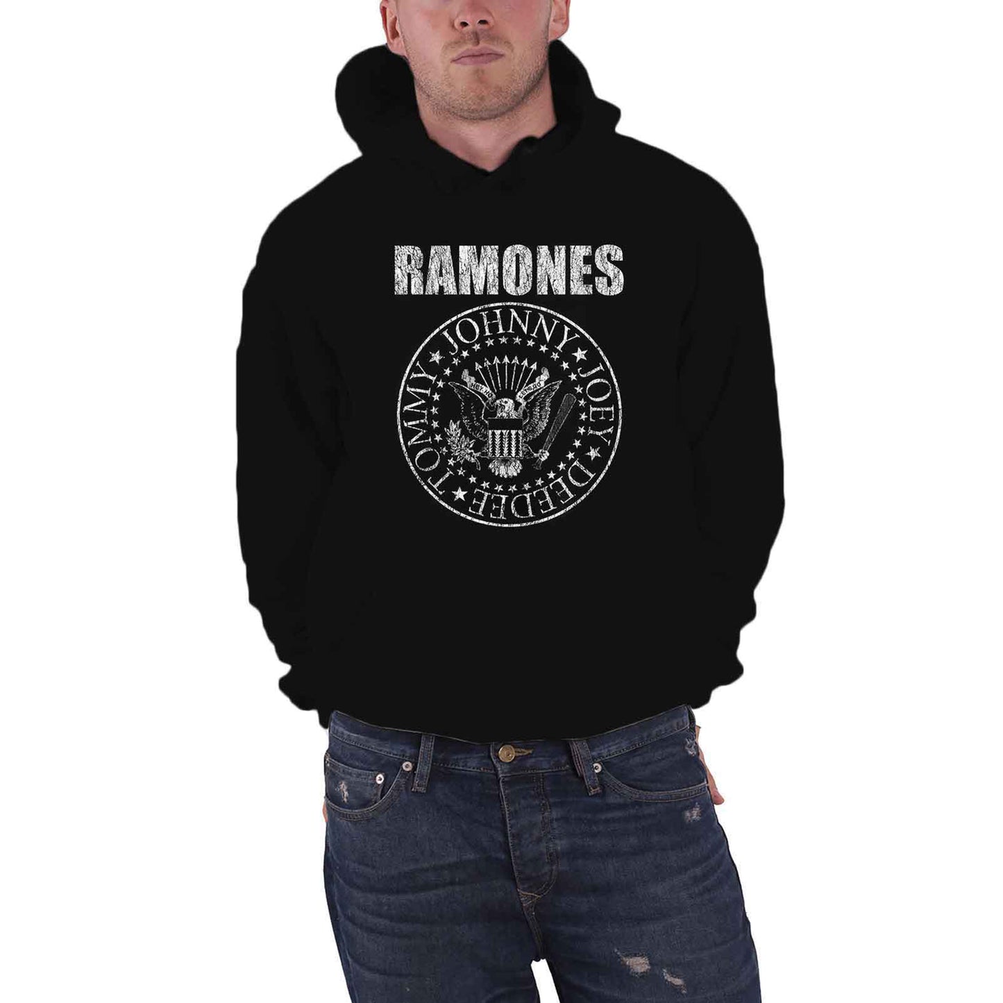 RAMONES - PRESIDENTIAL SEAL - Pullover Hoodie Black