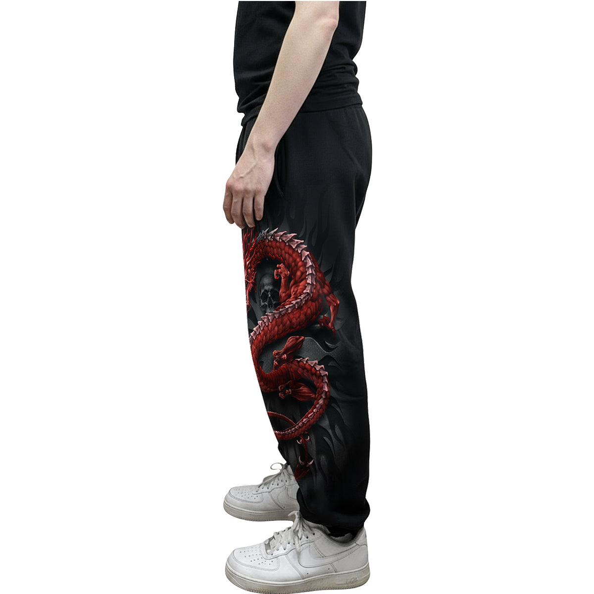 ORIENTAL DRAGON - Casual Cargo Joggers