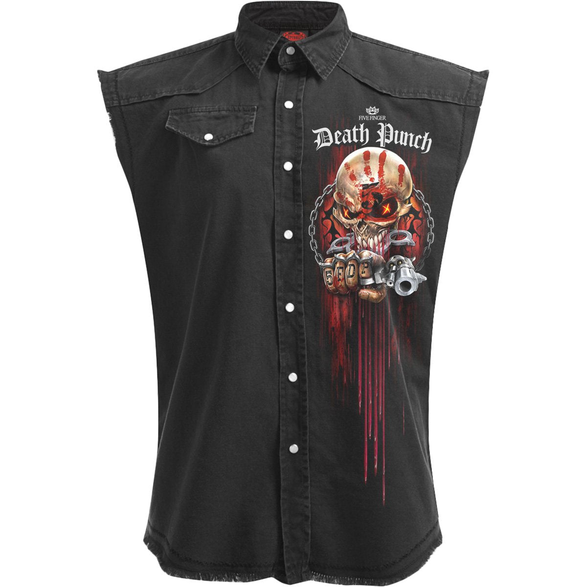 5FDP - ASSASSIN - Licensed Band Stone Washed Worker - Spiral USA