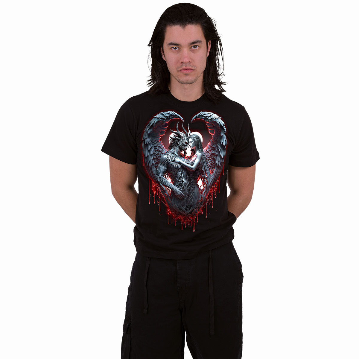 SOLEMN VOW - Front Print T-Shirt Black