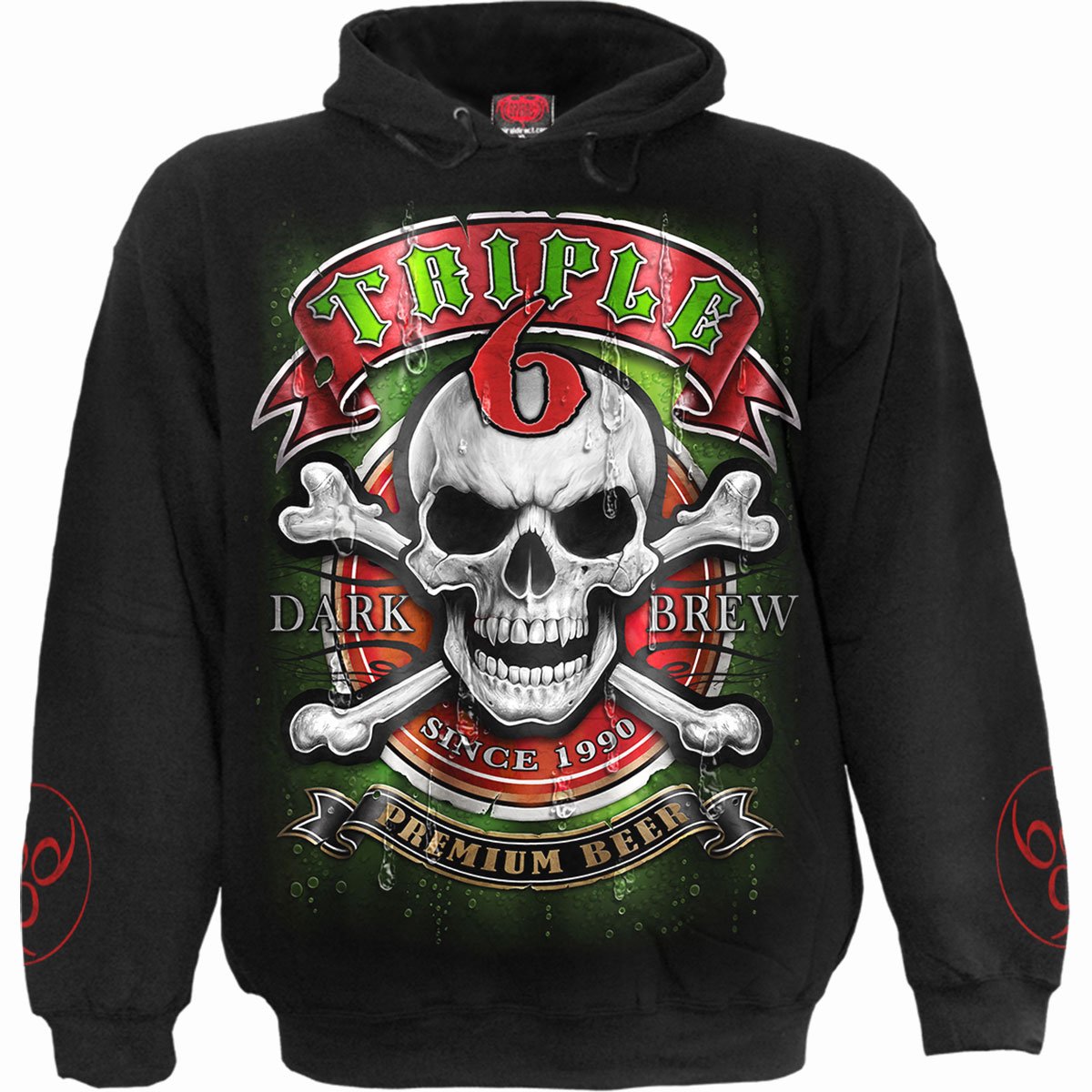 TRIPLE 6 - Hoody Black - Spiral USA