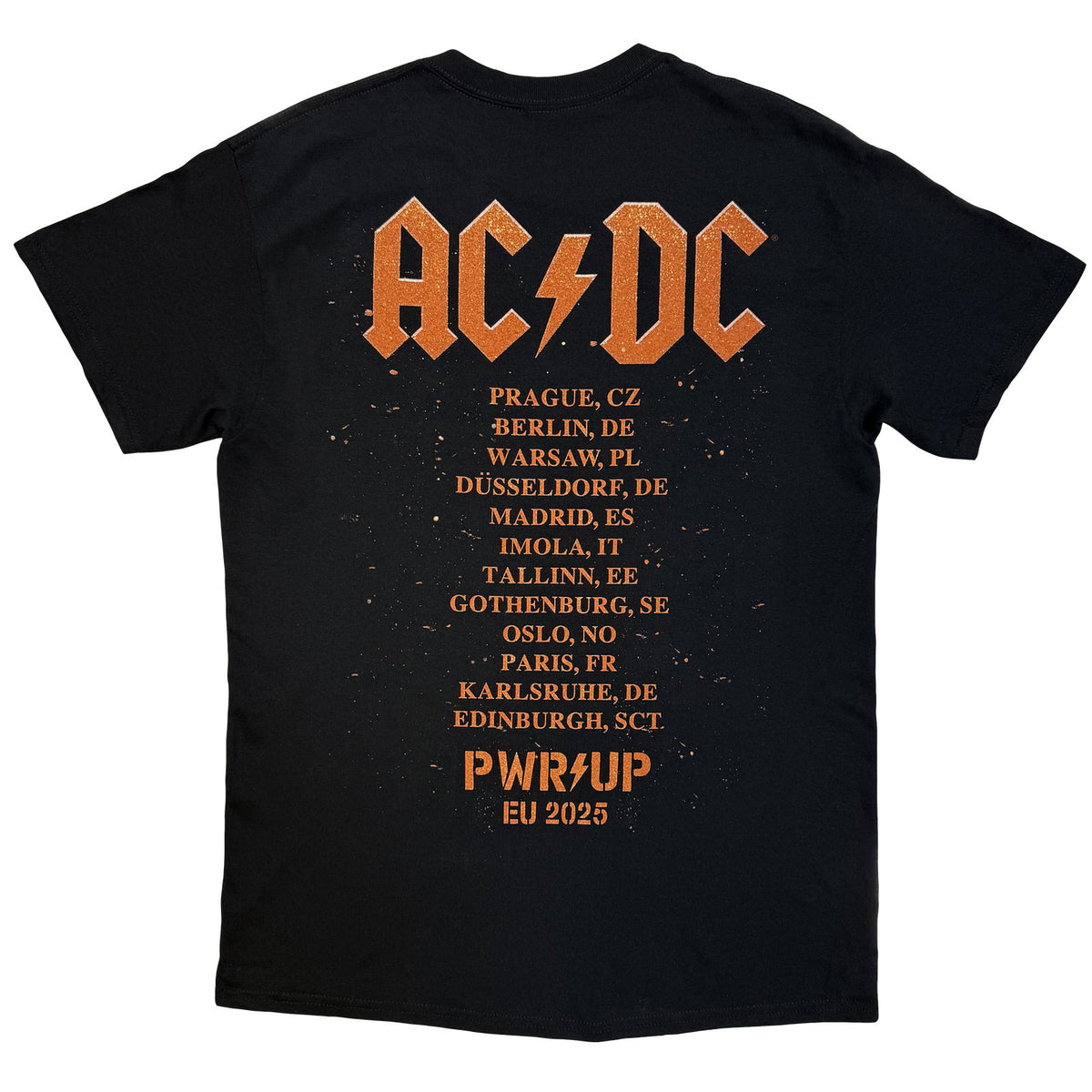AC/DC - BELL LIGHTNING EU TOUR '25 - T-Shirt Black