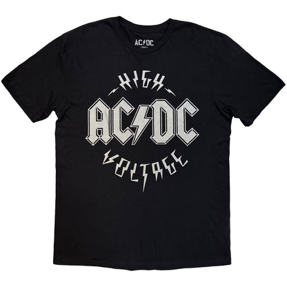 AC/DC - SILVER HIGH VOLTAGE EU TOUR '25 - T-Shirt Black