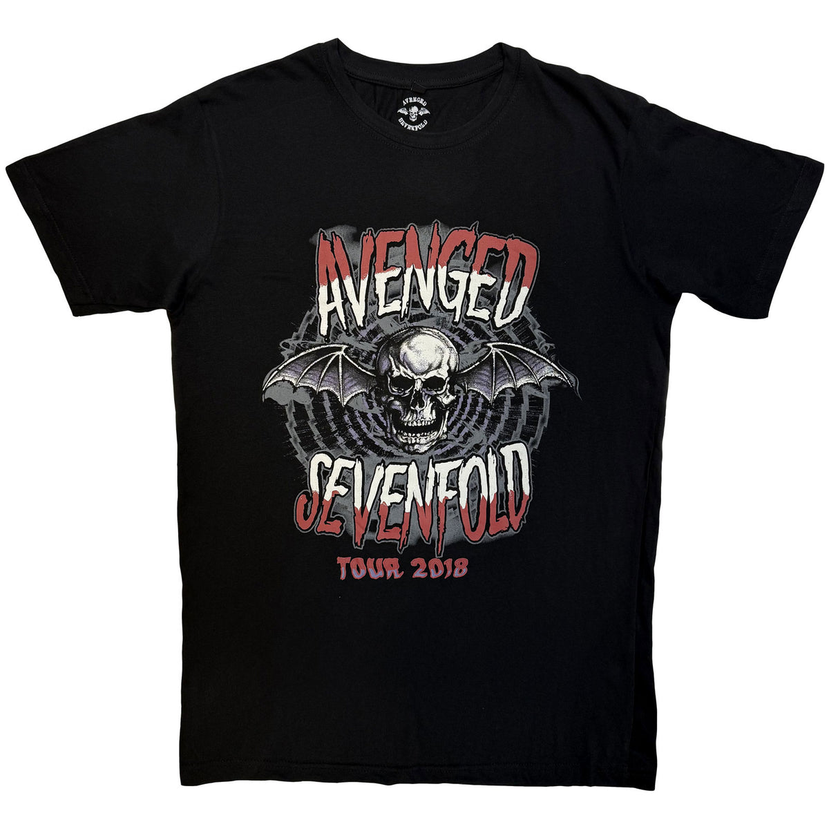 AVENGED SEVENFOLD - TOUR '18 - Carbon T-Shirt Black