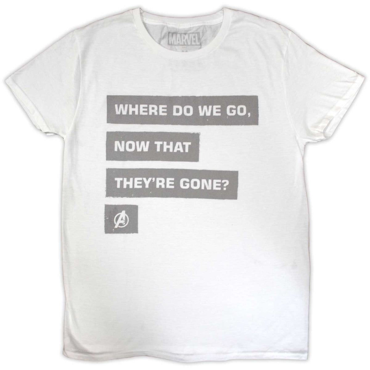 MARVEL COMICS - AVENGERS NOW THAT THEY'RE GONE - T-Shirt White
