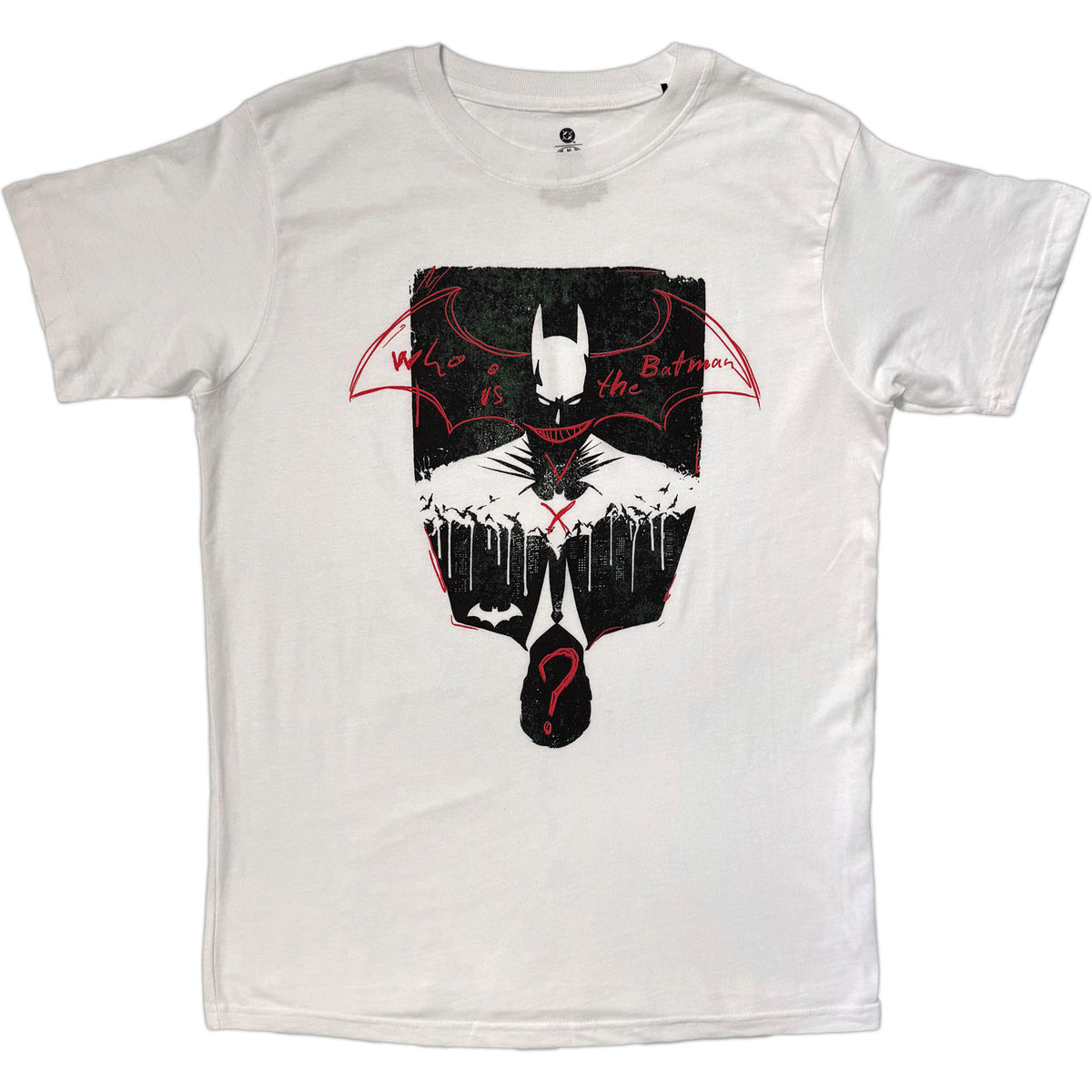 DC COMICS - BATMAN WHO IS THE BATMAN? - T-Shirt White