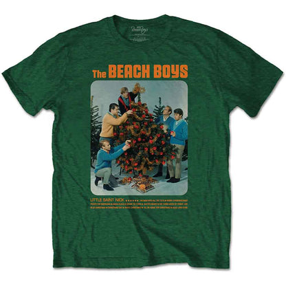 THE BEACH BOYS - XMAS ALBUM - T-Shirt Green