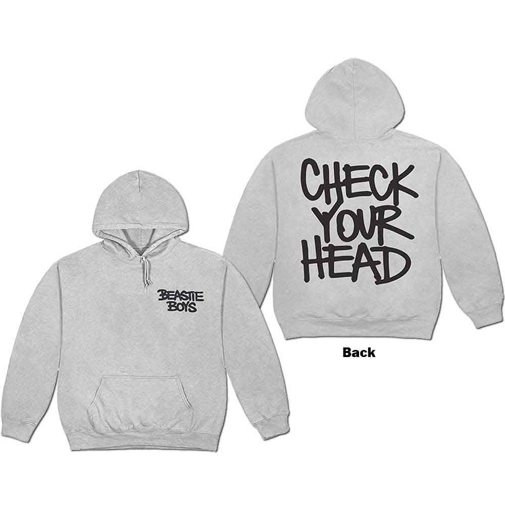 THE BEASTIE BOYS - CHECK YOUR HEAD - Pullover Hoodie Grey