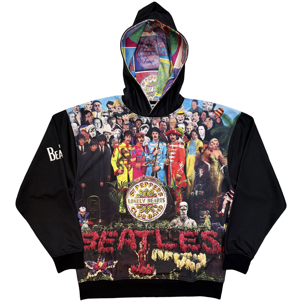THE BEATLES - SGT PEPPER - Pullover Hoodie Black