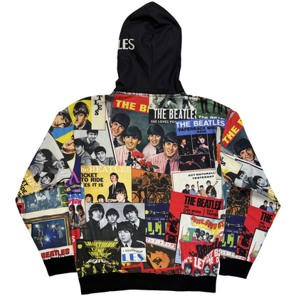 THE BEATLES - SINGLE COVERS - Pullover Hoodie Black