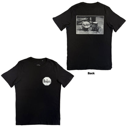 THE BEATLES - WASHINGTON COLISEUM - T-Shirt Black