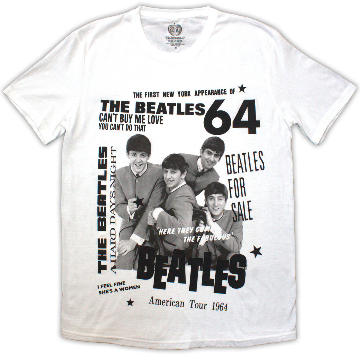THE BEATLES - 1964 - T-Shirt White