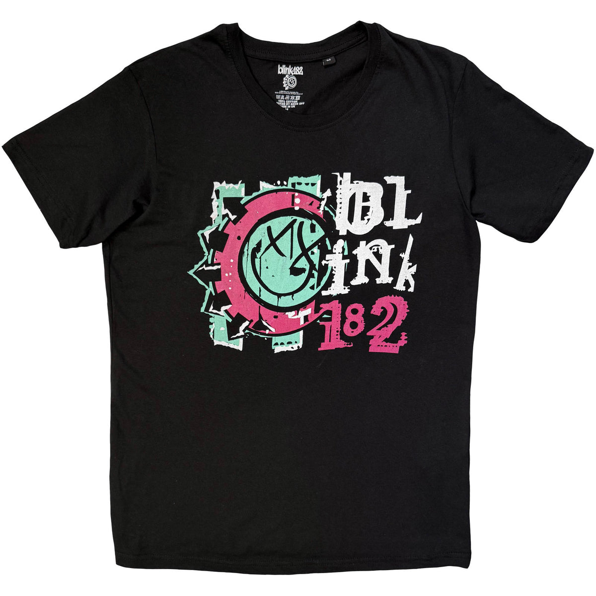 BLINK-182 - GRAPHIC SMILE - T-Shirt Black