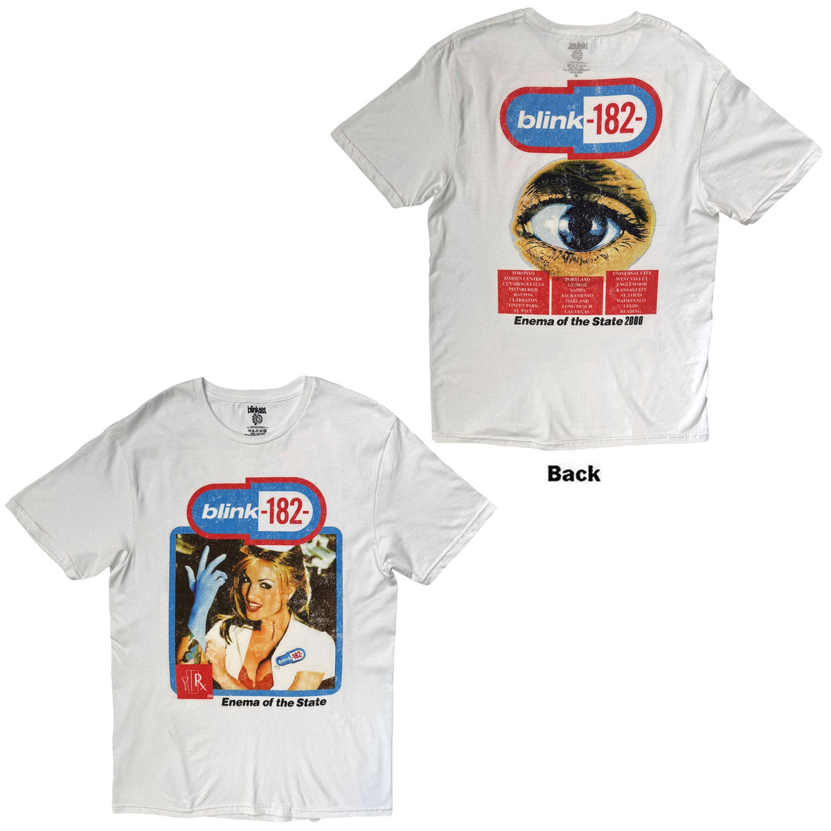 BLINK-182 - ENEMA OF THE STATE - T-Shirt White