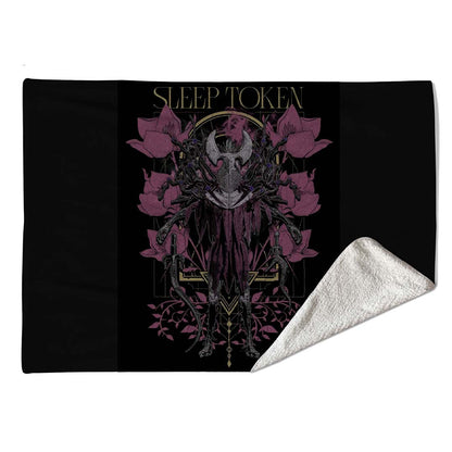 Rocksax Sleep Token Sherpa Fleece Blanket - Even In Arcadia 2
