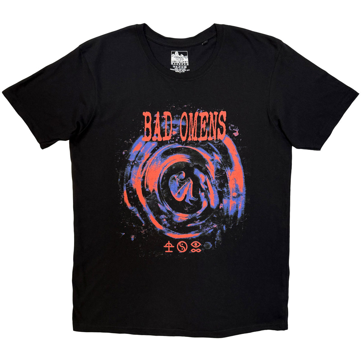 BAD OMENS - THE DRAIN - T-Shirt Black