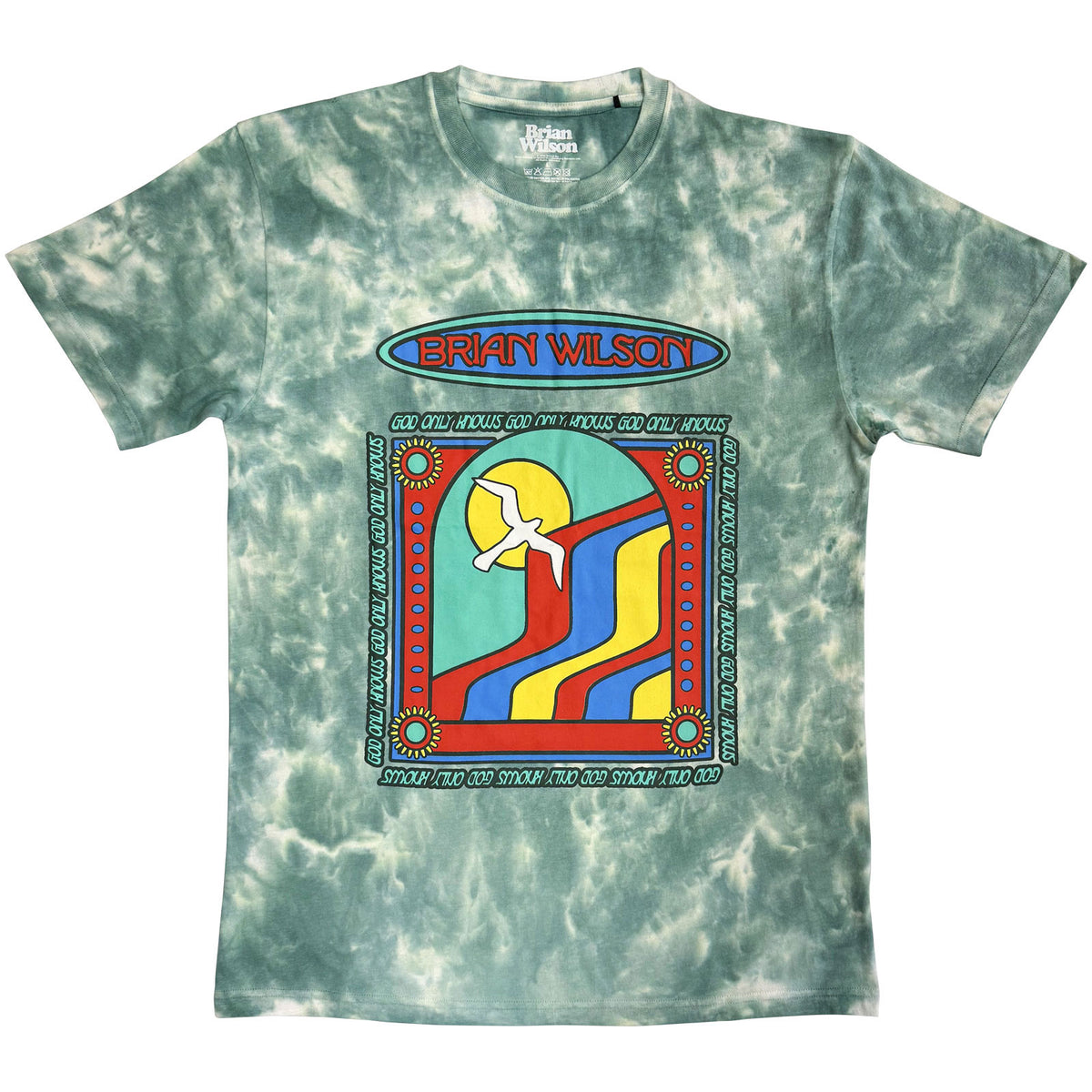 BRIAN WILSON - GOD ONLY KNOWS - T-Shirt Green