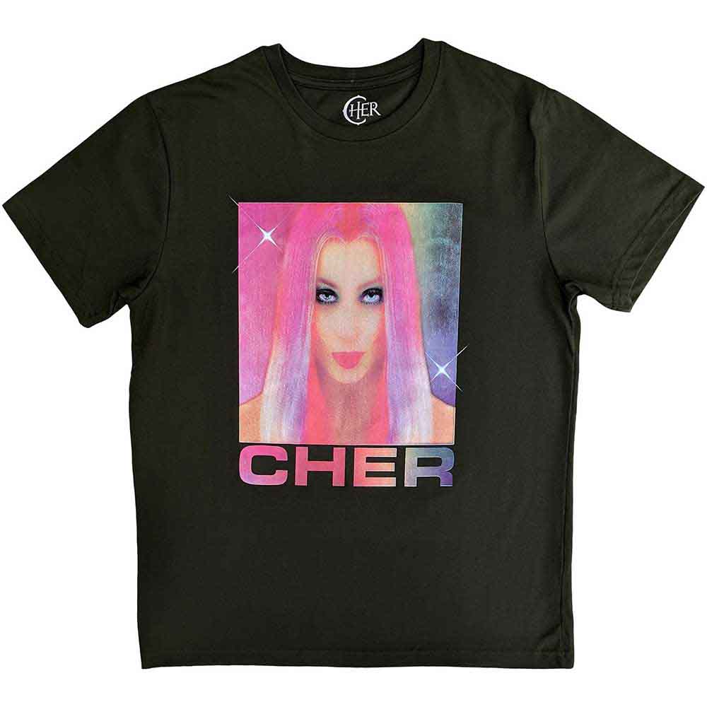 CHER - PINK HAIR - T-Shirt Green