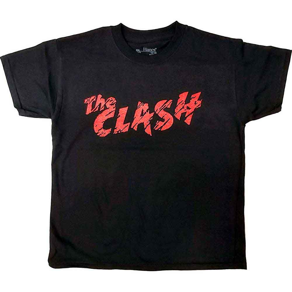 THE CLASH - LOGO - Kids T-Shirt Black