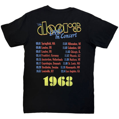 THE DOORS - LIVE IN CONCERT '68 - Carbon T-Shirt Black