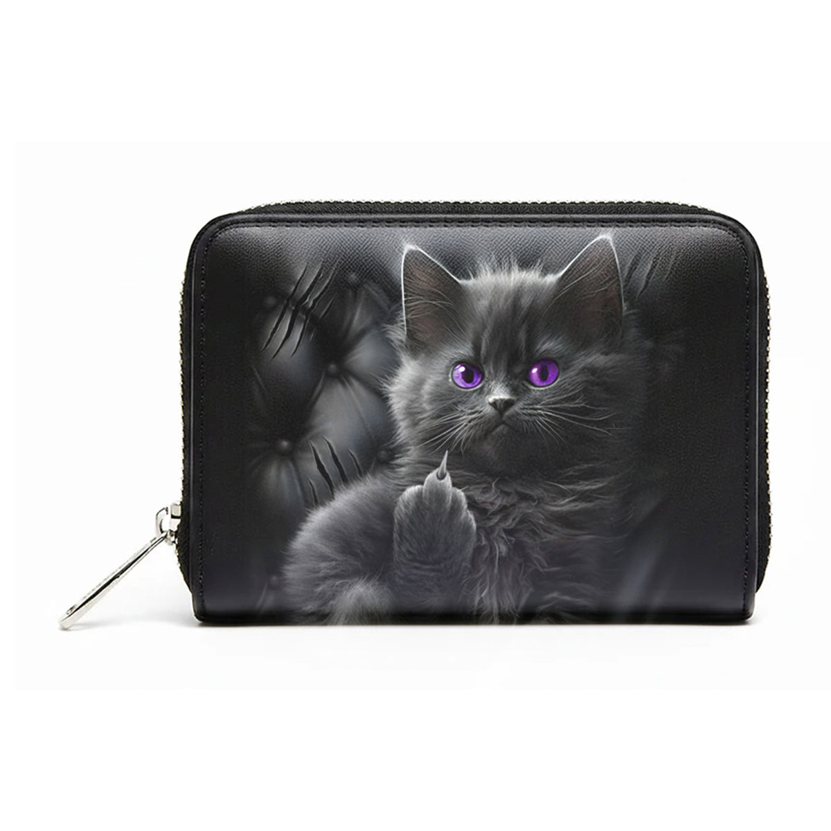 CATTITUDE - Purse - Bi-Fold Zipped Wallet
