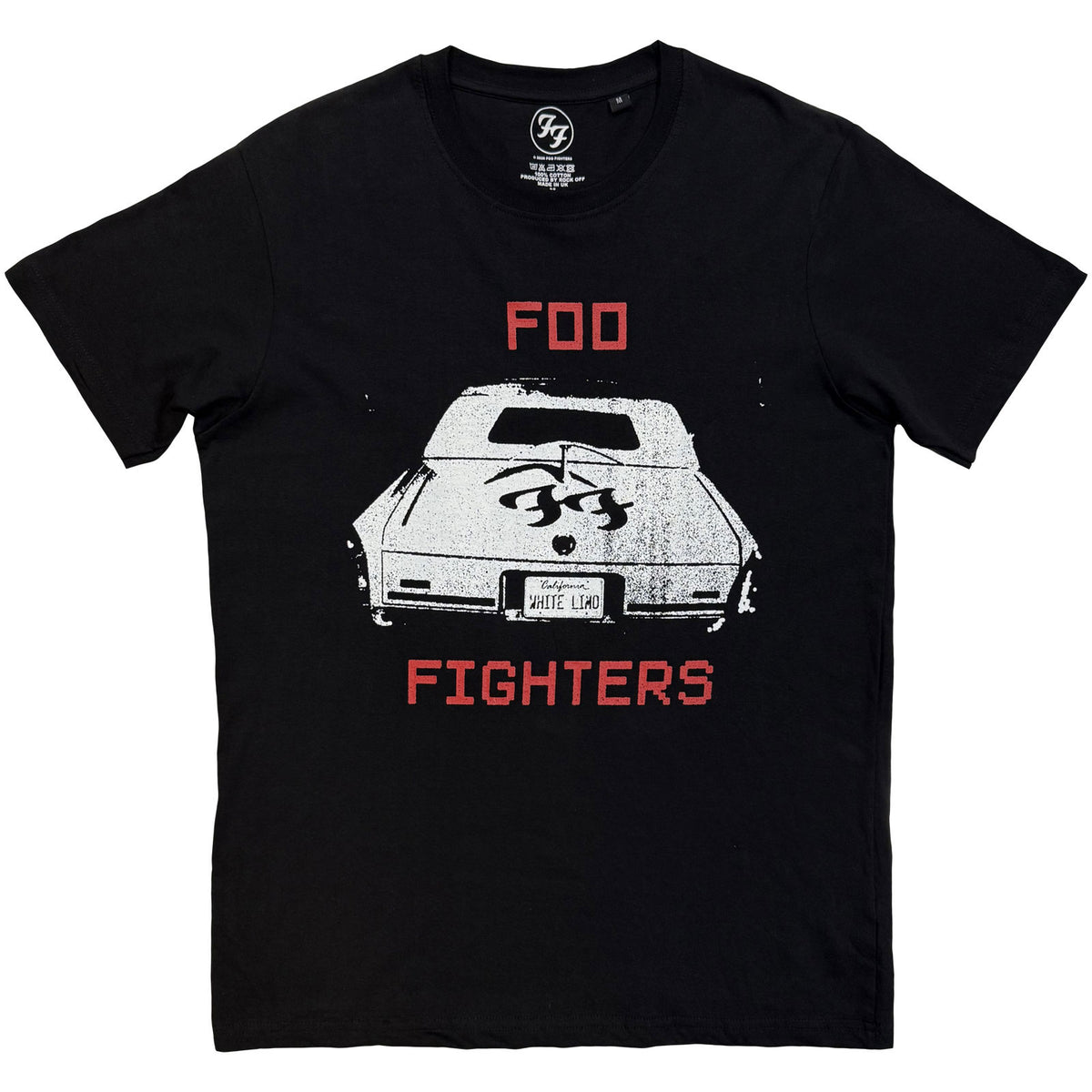 FOO FIGHTERS - WHITE LIMO - T-Shirt Black