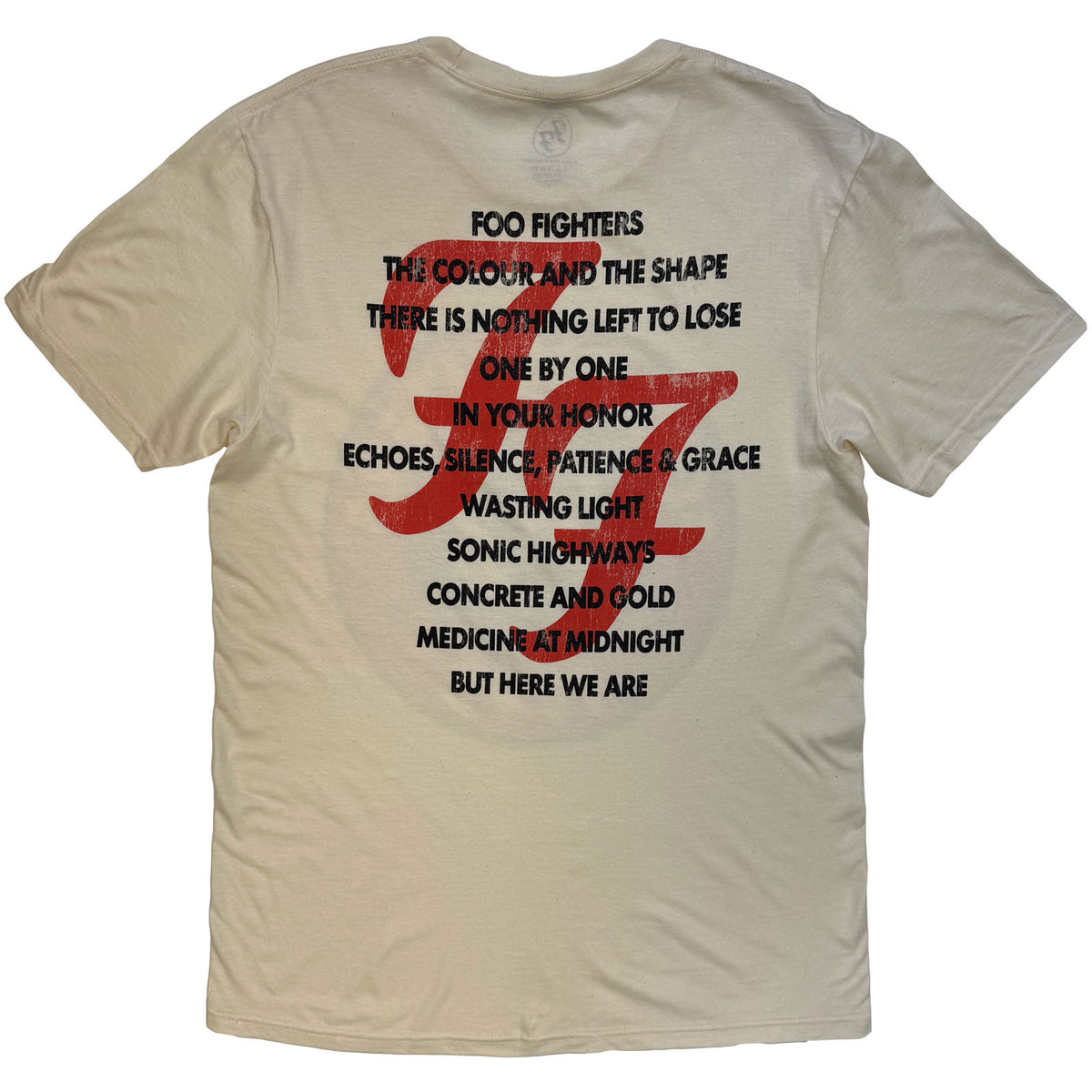FOO FIGHTERS - 1995-2025 ALBUMS - T-Shirt Natural