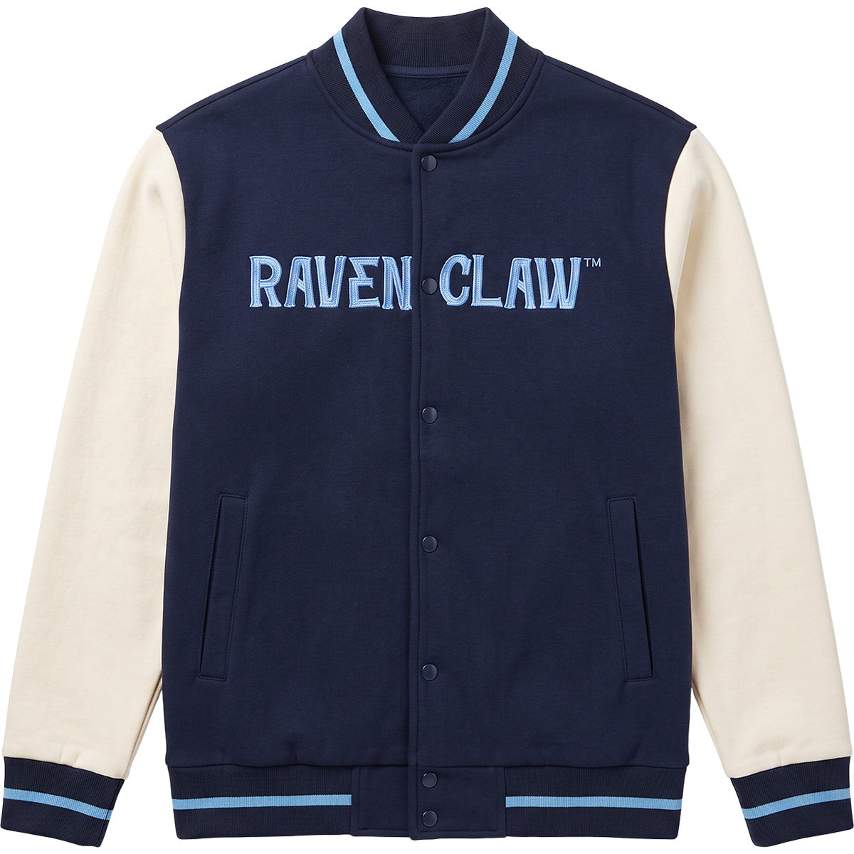 HARRY POTTER - RAVENCLAW HOUSE NAME - Baseball Jacket Dk Blue Contrast Slvs A