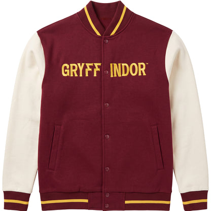 HARRY POTTER - GRYFFINDOR HOUSE NAME - Baseball Jacket Dk Maroon Contrast Slvs A