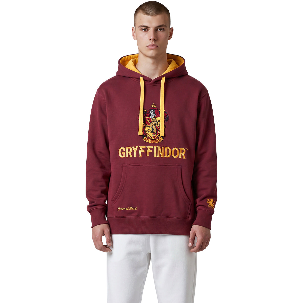 HARRY POTTER - GRYFFINDOR TWO-TONE - Hoody Maroon Yellow Trim