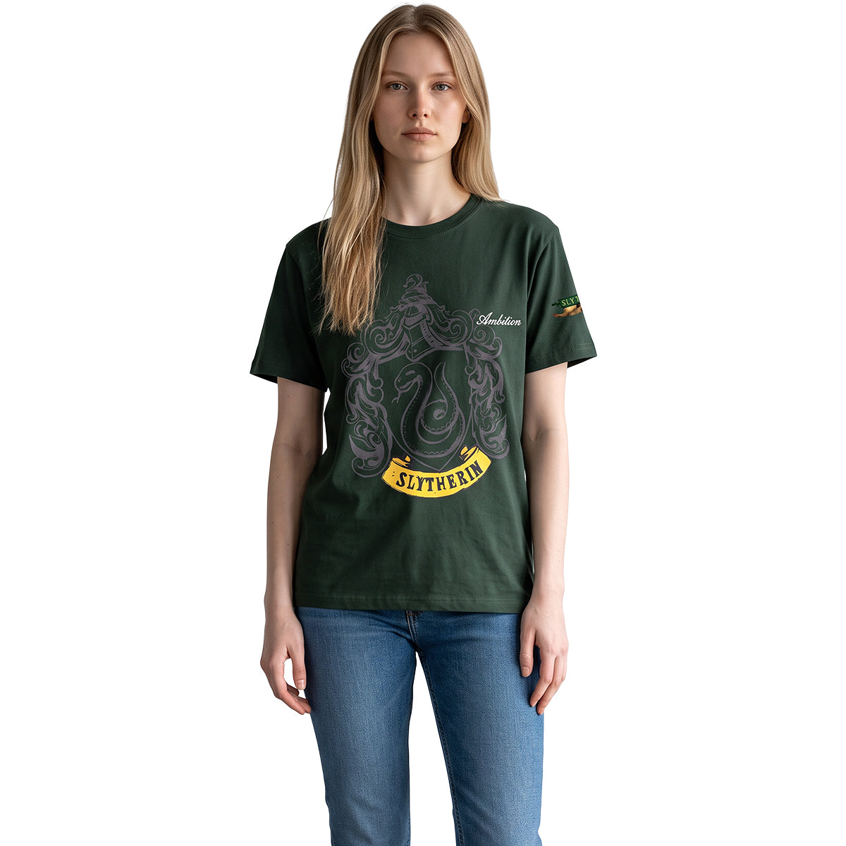 HARRY POTTER - SLYTHERIN EMBLEM - T-Shirt Dark Green