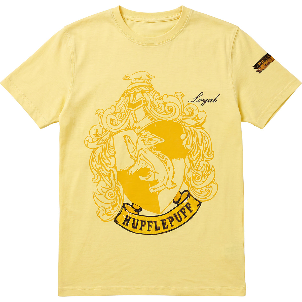 HARRY POTTER - HUFFLEPUFF EMBLEM - T-Shirt Light Yellow
