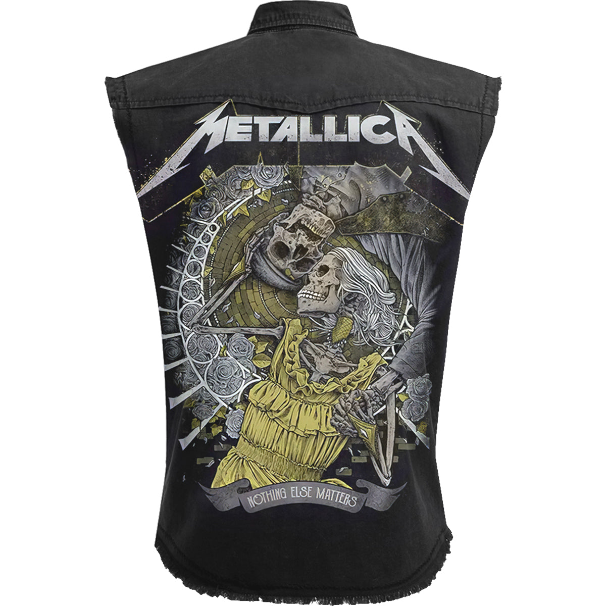 METALLICA - NOTHING ELSE MATTERS - Sleeveless Stone Washed Worker Black