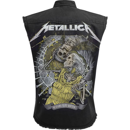 METALLICA - NOTHING ELSE MATTERS - Sleeveless Stone Washed Worker Black